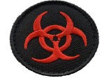 PATCH 4403 - BIOHAZARD KÖR - FEKETE-PIROS