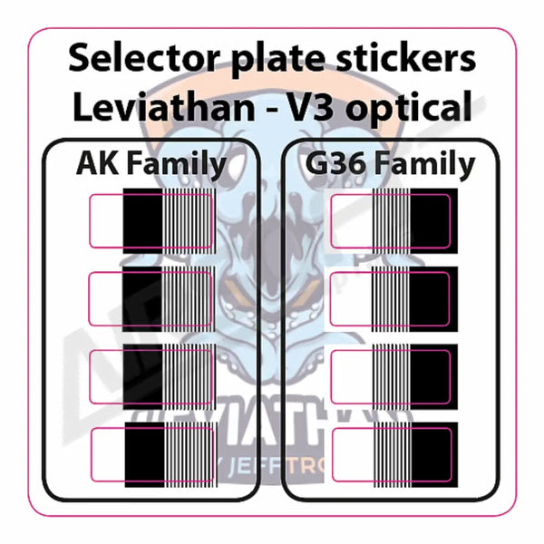 JEFFTRON SELECTOR PLATE MATRICA LEVIATHAN V3 OPTICAL-hoz