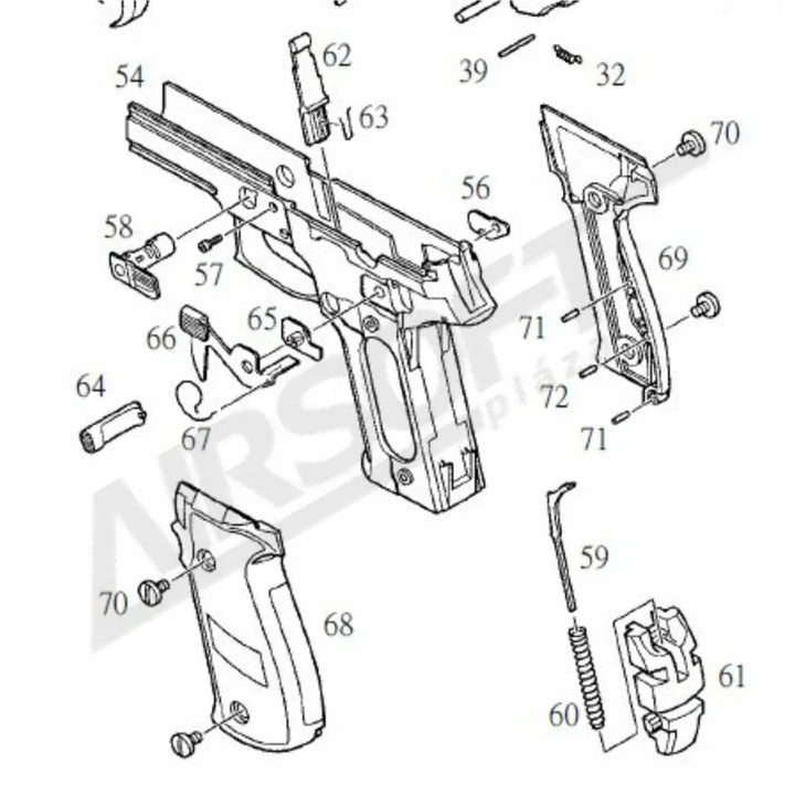 KJW KP-01 KALAPÁCS RUDAZAT (KP-01-59)