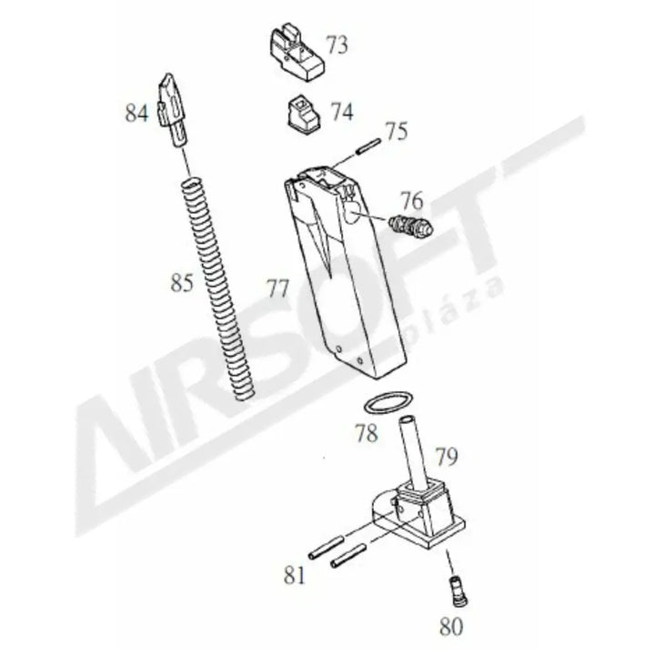 KJW KP-01 STIFT (KP-01-75)