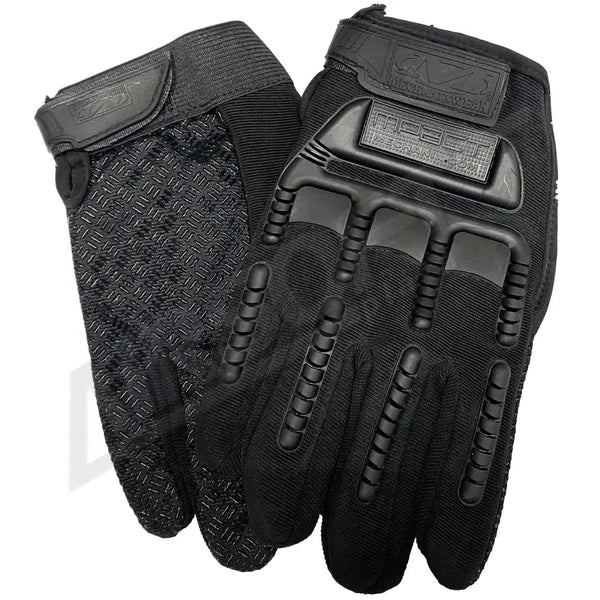 MECHANIX M-PACT KESZTYŰ CSÍKOS TENYÉRREL  - FEKETE - L