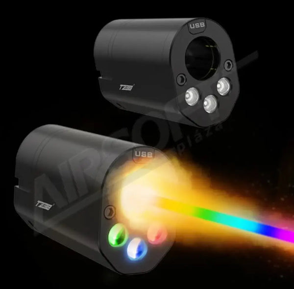 T238 Shotgun Rgb Tracer Hangtompító - Fekete Zöld Bb-Hez Tracerek