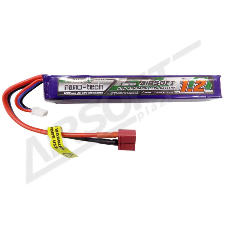 Turnigy nano-tech 1200mah 2S 15~30C Lipo Airsoft akkumulátor 9210000126-0