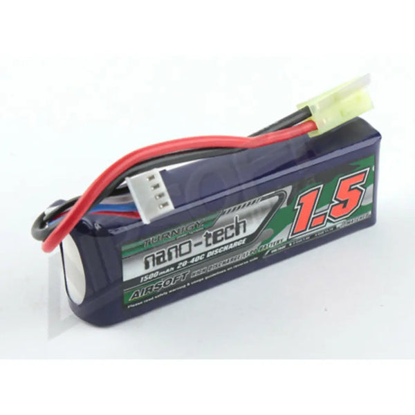 TURNIGY NANO-TECH 1500MAH 3S 20-40C LIPO AKKUMULÁTOR 9210000097