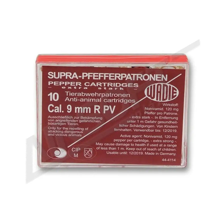 WADIE 9mm R PV SUPRA PEPPER 120mg LŐSZER (forgótáras)