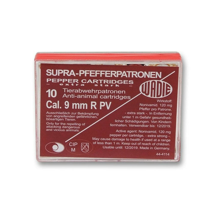 WADIE 9mm R PV SUPRA PEPPER 120mg LŐSZER (forgótáras)