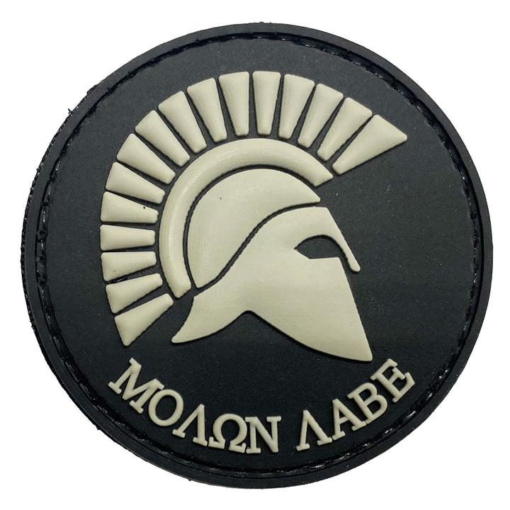 PATCH 0078 - ROUND MOLON LABE - FEKETE