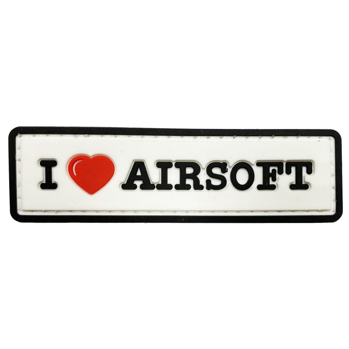 PATCH 0292 - I LOVE AIRSOFT - FEHÉR