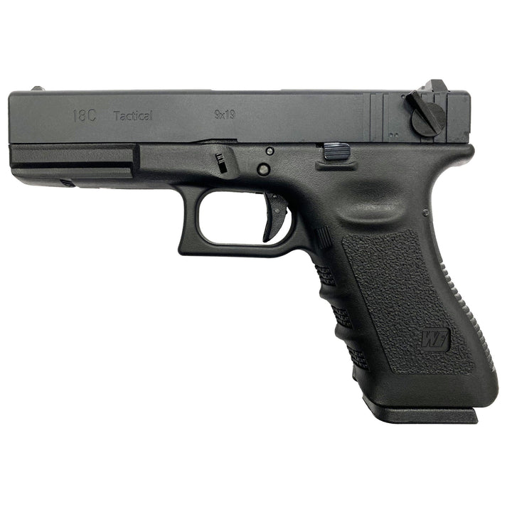 WE GLOCK 18 GEN.3 GREEN GÁZ GBB - FEKETE