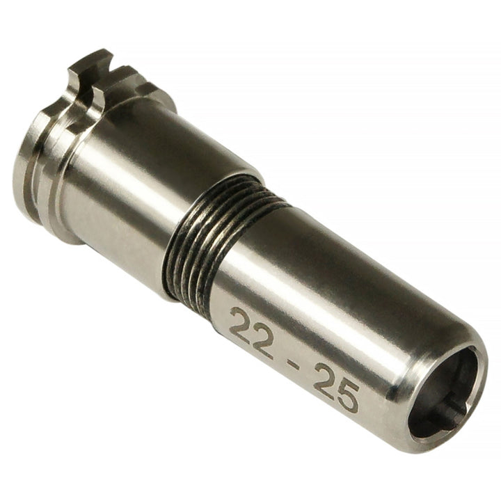 MAXX MODEL CNC TITANIUM ÁLLÍTHATÓ AEG NOZZLE 22mm-25mm (MX-NOZ2225TN)