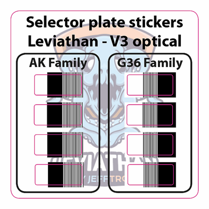 JEFFTRON SELECTOR PLATE MATRICA LEVIATHAN V3 OPTICAL-hoz